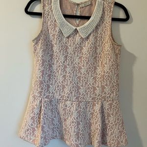Small Hinge pink sleeveless top